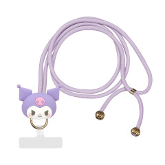 Japan Sanrio Multi Ring Plus with Mascot Strap - Kuromi