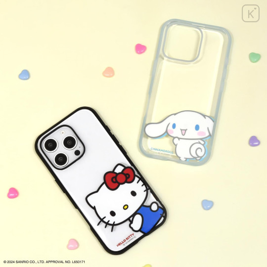 Japan Sanrio IIIIfit Clear iPhone Case - Hello Kitty / iPhone16 Pro - 5