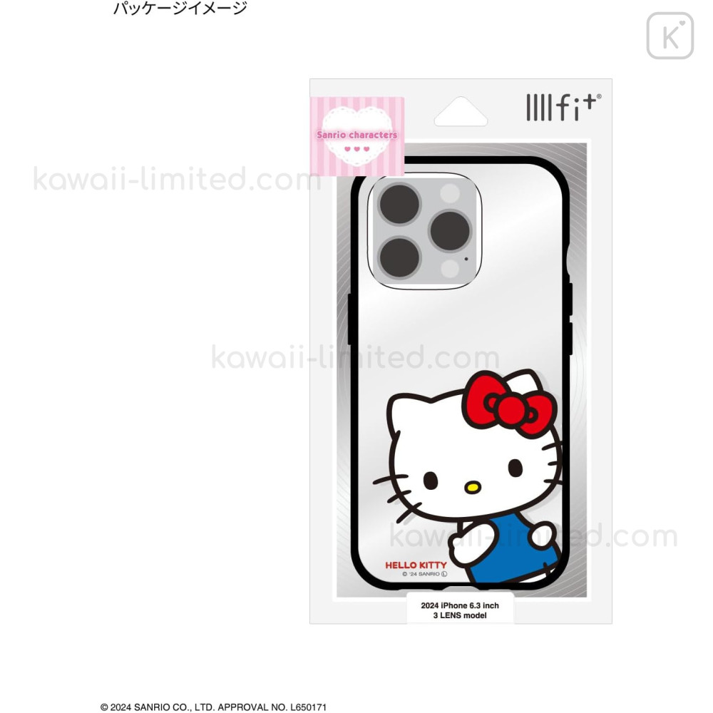 Japan Sanrio IIIIfit Clear iPhone Case - Hello Kitty / iPhone16 Pro |  Kawaii Limited