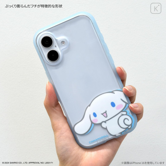 Japan Sanrio IIIIfit Clear iPhone Case - Cinnamoroll / iPhone16 Pro - 4