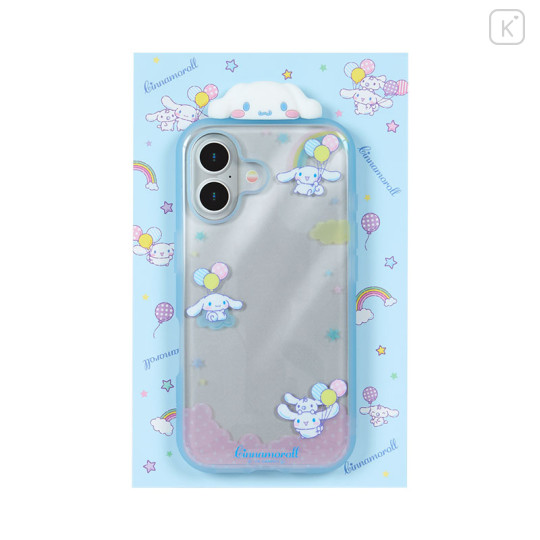 Japan Sanrio IIIIfit Frame Clear iPhone Case - Cinnamoroll / iPhone16 - 1