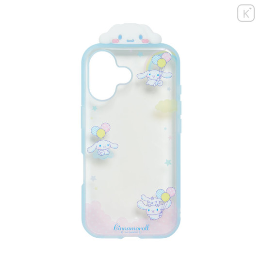 Japan Sanrio IIIIfit Frame Clear iPhone Case - Cinnamoroll / iPhone16 - 2