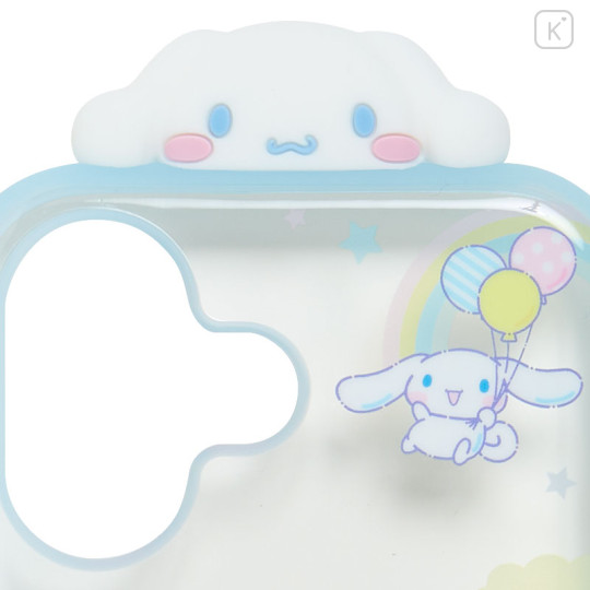 Japan Sanrio IIIIfit Frame Clear iPhone Case - Cinnamoroll / iPhone16 - 3