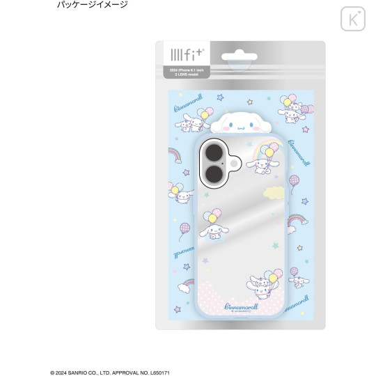 Japan Sanrio IIIIfit Frame Clear iPhone Case - Cinnamoroll / iPhone16 - 5