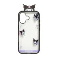 Japan Sanrio Frame IIIIfit Clear iPhone 16 Case - Kuromi - 2