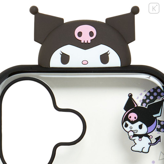 Japan Sanrio Frame IIIIfit Clear iPhone 16 Case - Kuromi - 3