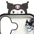 Japan Sanrio Frame IIIIfit Clear iPhone 16 Case - Kuromi - 3