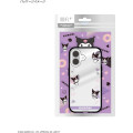 Japan Sanrio IIIIfit Frame Clear iPhone Case - Kuromi / iPhone16 - 5