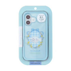 Japan Sanrio Plump Frame iPhone 16 Case - Cinnamoroll
