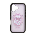 Japan Sanrio Plump Frame iPhone 16 Case - Kuromi - 2
