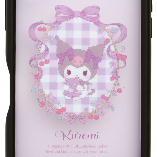 Japan Sanrio IIIIfit Plump Frame iPhone Case - Kuromi / iPhone16 - 3