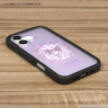 Japan Sanrio Plump Frame iPhone 16 Pro Case - Kuromi - 4
