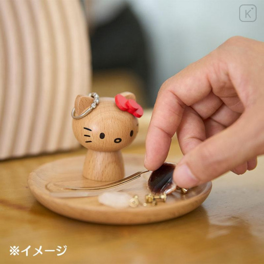 Japan Sanrio Wooden Accessory Stand - Hello Kitty / 2024 - 4