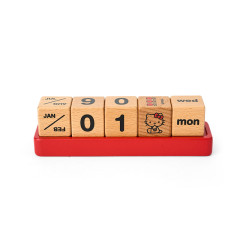 Japan Sanrio Wooden Calendar - Hello Kitty / 2024