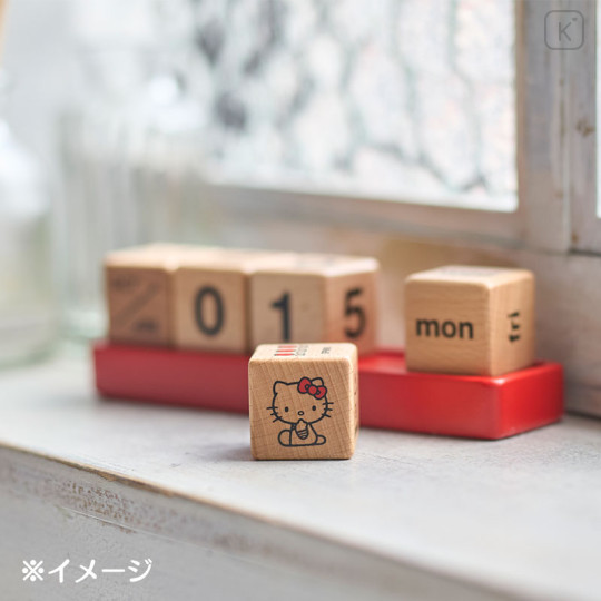 Japan Sanrio Wooden Calendar - Hello Kitty / 2024 - 3