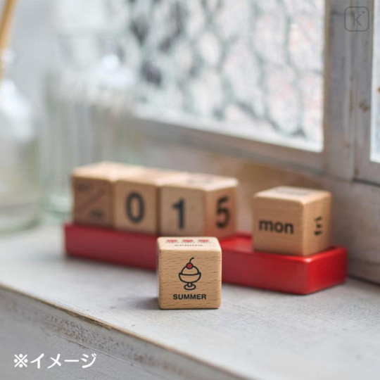 Japan Sanrio Wooden Calendar - Hello Kitty / 2024 - 5