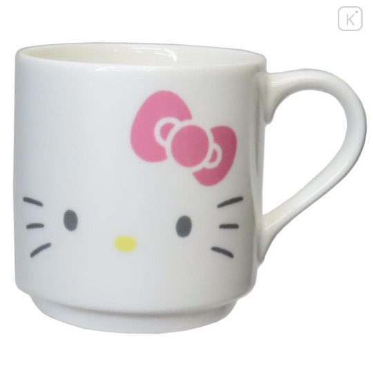 Japan Sanrio Stacking Mug - Hello Kitty / Face - 1