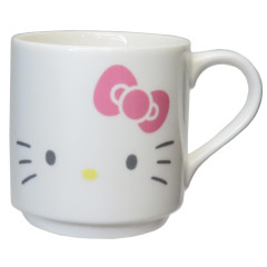 Japan Sanrio Stacking Mug - Hello Kitty / Face