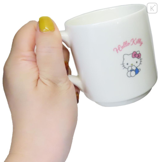 Japan Sanrio Stacking Mug - Hello Kitty / Face - 2