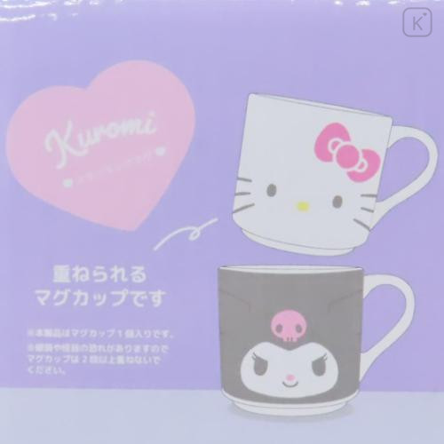 Japan Sanrio Stacking Mug - Hello Kitty / Face - 4