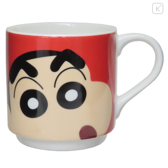 Japan Crayon Shin-chan Stacking Mug - Shinnosuke Nohara / Face - 1