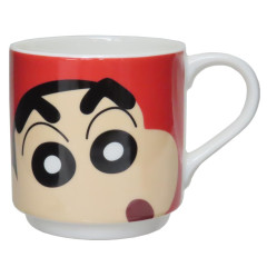 Japan Crayon Shin-chan Stacking Mug - Shinnosuke Nohara / Face