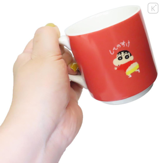 Japan Crayon Shin-chan Stacking Mug - Shinnosuke Nohara / Face - 2