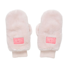 Japan Sanrio Original Fake Fur Mittens - My Melody