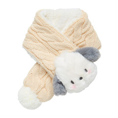 Japan Sanrio Original Kids Knit Scarf - Pochacco / 2024