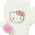 Japan Sanrio Original Kids Nobinobi Mittens - Hello Kitty - 2