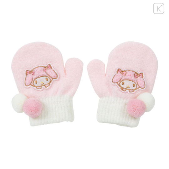 Japan Sanrio Original Kids Nobinobi Mittens - My Melody - 1