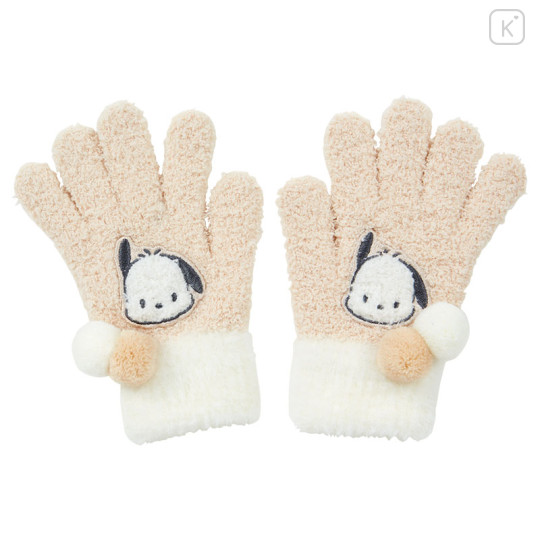 Japan Sanrio Original Kids Nobinobi Gloves - Pochacco - 1