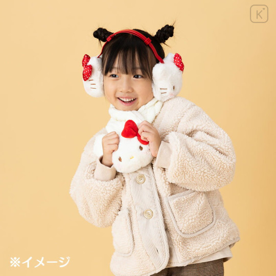 Japan Sanrio Original Kids Earmuffs - Hello Kitty - 3