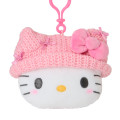 Japan Sanrio Original Face Shaped Mini Pouch - Hello Kitty - 2