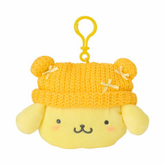 Japan Sanrio Original Face Shaped Mini Pouch - Pompompurin