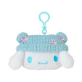 Japan Sanrio Original Face Shaped Mini Pouch - Cinnamoroll - 1