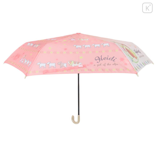 Japan Heidi, Girl of the Alps Folding Umbrella - Pink - 3