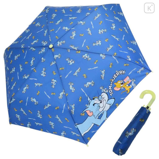 Japan Tom and Jerry Folding Umbrella - Blue - 1