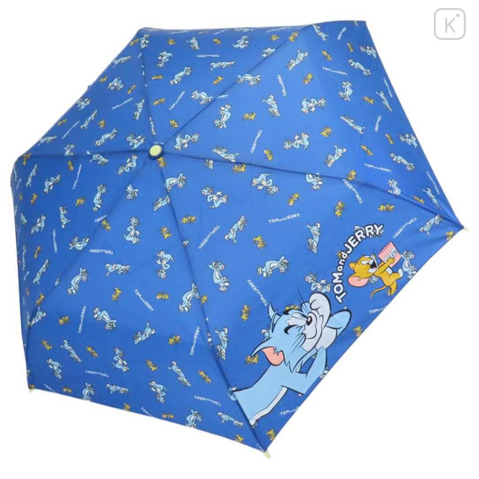 Japan Tom and Jerry Folding Umbrella - Blue - 2