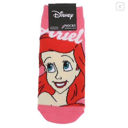 Japan Disney Socks - The Little Mermaid Ariel / Pink - 1