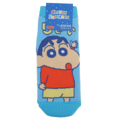 Japan Crayon Shin-chan Socks - Shinnosuke Nohara / Blue Hello