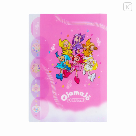 Japan Ojamajo Doremi 5 Pockets A4 Index File Holder - Pink - 2