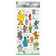 Japan Sesame Street Picture Book Sticker - Character