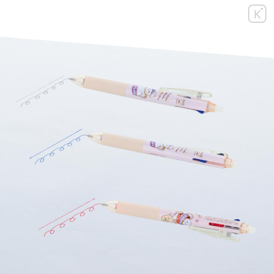 Japan Chiikawa FriXion Ball 3 Slim Color Multi Erasable Gel Pen - Chiikawa & Hachiware & Usagi : Wonder Tea Time - 3