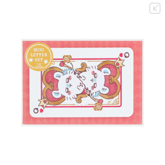 Japan Chiikawa Mini Letter Set - Furuhonya Kani-chan & Momonga / Wonder Tea Time - 1