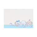 Japan Chiikawa Die-cut Letter Envelope Set - Wonder Tea Time Blue - 2