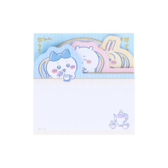 Japan Chiikawa Tack Memo Pad Sticky Notes - Chiikawa & Hachiware & Usagi / Wonder Tea Time