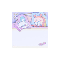 Japan Chiikawa Tack Memo Pad Sticky Notes - Furuhonya Kani-chan & Momonga / Wonder Tea Time