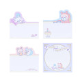 Japan Chiikawa Tack Memo Pad Sticky Notes - Furuhonya Kani-chan & Momonga / Wonder Tea Time - 2