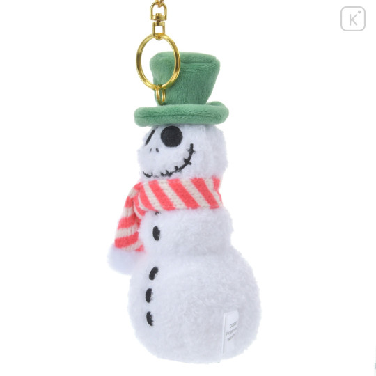 Japan Disney Store Plush Mascot Keychain - Tim Burton's The Nightmare Before Christmas / Jack Skellington Snowmen - 2